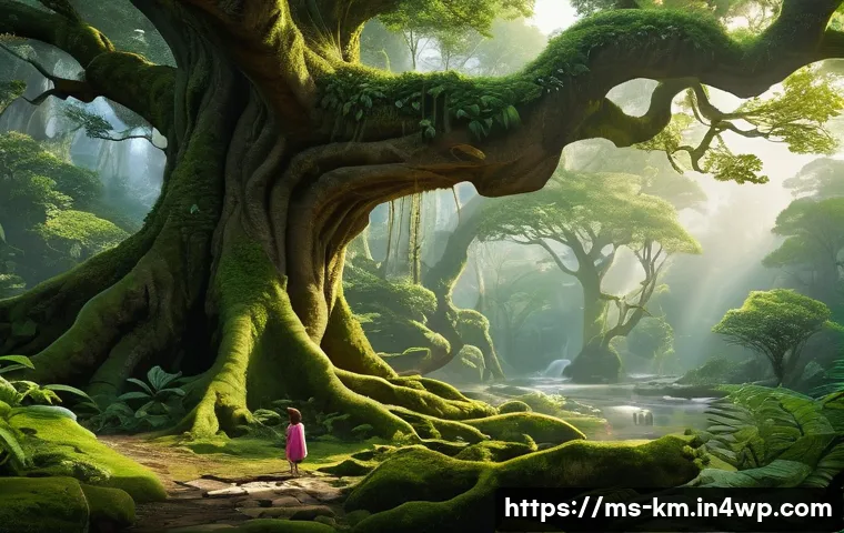 애니미즘의 심리적 효과 - **A Harmony of Nature and Respect**
A highly detailed, realistic image of a serene natural lands...