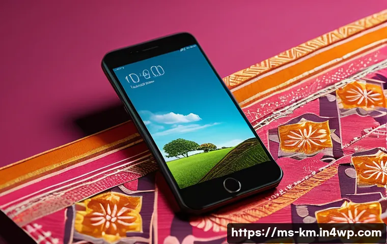 애니미즘과 감성 디자인 - A contemporary Malaysian product design concept showcasing a sleek smartphone interface adorned with...