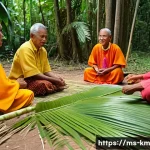 Home 19 애니미즘의 사회적 가치 분석 - A traditional village scene during a rice blessing ceremony in a Malaysian Orang Asli community, wit...
